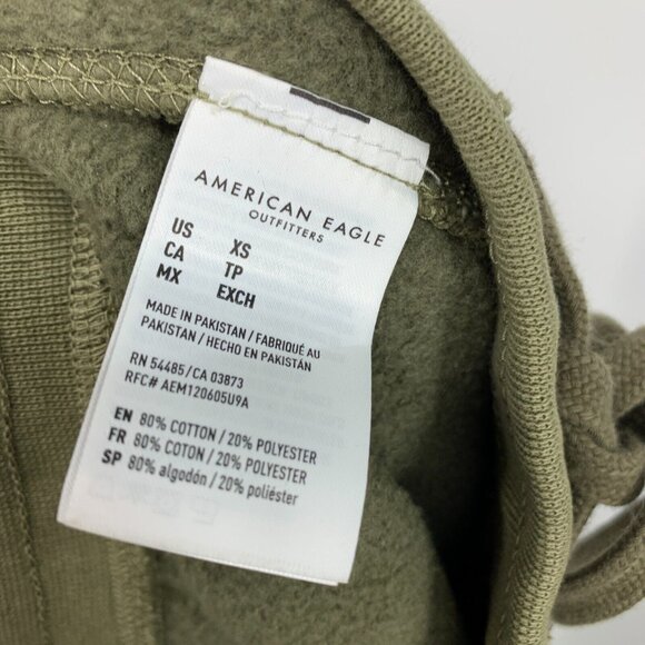 American Eagle Jogger Pants Green Cargo Drawstring Super Soft Icon - Picture 9 of 9